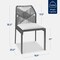 Best Choice Products Set of 2 Indoor/Outdoor Aluminum Woven Side Dining Chairs w/ All-Weather Rope